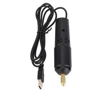 Domary Taladro Manual con Tornillo de Banco USB, Juego de Microtaladro Eléctrico con 10 Agujas y Llave para Fabricación Joyas Madera Resina Plástica 5V 2A