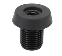 Domary Tapón Inferior para Taco de Billar, Parachoques de Goma Repuesto, Protector Aleación Aluminio, Cubierta Tornillo con Tapón a Prueba Polvo para Accesorio M