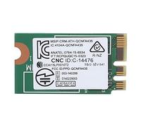 Domary Tarjeta de Red Inalámbrica NGFF M.2 433Mbps para ASUS Acer DELL | Banda Dual 2.4G/5G, Soporte 802.11ac, 4.1, Compatible con Win 7/8/10