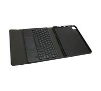 Domary Teclado Inalámbrico para Tableta con Accesorio Magnético y | Funda para Teclado 5.0, Portalápices de Protección ABS PU, ángulo de Visión Ajustable con Función Atril, Batería de 180