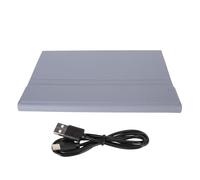 Domary Teclado Inalámbrico para Tableta con Trackpad, Funda Magnética | Alcance de 10 M, Batería de 280 MAh, Carcasa Blanda de ABS + TPU, Recortes Precisos, Portalápices, Soporte Antideslizante,