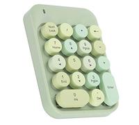 Domary Teclado Numérico Inalámbrico AK18 de 2,4 GHz, Conexión Estable, Botón de Silencio Silencioso, Batería de Larga Duración, Requisitos del para/iOS, Tamaño Pequeño para un Uso