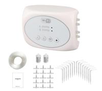 Domary Temporizador de Agua con Control de Aplicación para Teléfono Móvil WiFi, Controlador Riego Inteligente Doble Bomba con Programa Riego Ajustable para Plantas en Macetas (15m)