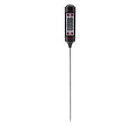 Domary Termómetro Digital LCD para Cocinar con Sonda de Acero Inoxidable, Medición Rápida de Temperatura para Barbacoa, Carne, Baño María y freidora.