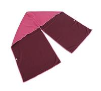 Domary Toalla Refrescante con Capucha de Microfibra de Primera Calidad, Protección Solar en Forma U, Secado Rápido, Ligera, 64 G, para, Tenis, Correr, Senderismo, Acampar, (Rosa roja)