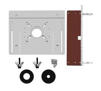 Domary Versátil Juego de 4 Placas de Inserción para Fresadora para Diversas Tareas Carpintería (Juego 2)