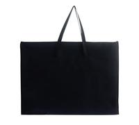 Domasvmd Bolsa de proyectos de gran capacidad, impermeable, bolsa de póster de 27.6 x 20.5 pulgadas, bolsa de transporte con bolsillos exteriores y asa, Black