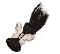Domasvmd Elegante pinza para el pelo, accesorio para el cabello, bonita pinza para el pelo, estilos únicos, pinzas de pelo de media corbata, pinza de pelo única, Plástico