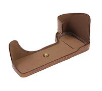 Domasvmd Funda profesional de piel sintética para cámara XS10 X-S10, funda inferior protectora para cámara