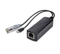 Domasvmd Gigabit PoE Splitter 1000m 48V a 5V 2.4A PoE Separador Tipo C/DC5521/Micro USB Enchufe de Alimentación Divisor Amplia Aplicación