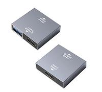 Domasvmd Hub tipo C hembra a USB 3.0 + adaptador tipo C hembra convertidor divisor USB transferencia rápida de datos HUB USB 3.0 Hub alimentado