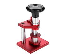 Domasvmd Máquina de tapado de prensa de relojes, máquina de prensado manual de relojero, kit de herramientas de reparación de relojes, herramientas de reparación de relojes traseros, herramientas