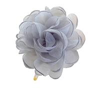 Domasvmd Pinza de pelo de flor de camelia de gran tamaño para cabello grueso, horquillas para el cabello, horquillas para mujer, accesorios para el cabello de moda de verano, accesorios para el