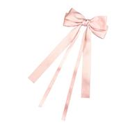 Domasvmd Pinza para el pelo de doble capa para mujer, lazo coreano, clip largo para cola de caballo, horquillas para el pelo, pasadores de regalo, tela