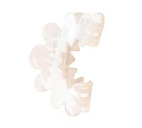 Domasvmd Pinza para el pelo de temperamento, elegante, grande, acrílica, para mujer, para boda, coleta de caballo, delicada, pinza para el pelo, Plástico