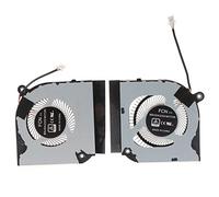 Domasvmd Ventilador de CPU GPU para laptop, 3 pines, 3 cables, para Helios 300 PH317-53 PH315-52, parte de laptop, ventilador de refrigeración sin escobillas