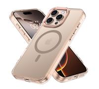 DOMAVER Funda Magnética para OPPO A5 Pro 5G [Compatible con MagSafe] [Protección contra Caídas de Grado Militar] Funda Antigolpes Delgada Anti-Amarillo, Transparente TitáN Desierto