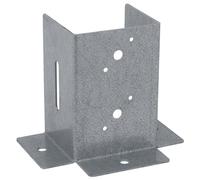 Domax M126733 - Pletina cuadrada base plana vertical 9 x 9 cm