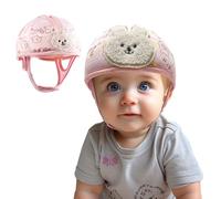 Domayllay Casco de bebé para caminar gateando, casco de seguridad suave para bebé, casco de bebé de 1 a 2 años para protector de cabeza anticaídas, ajustable, transpirable casco para niños pequeños