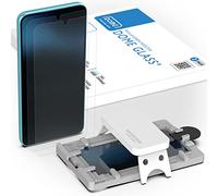 [DOME GLASS] Protector de pantalla para Samsung Galaxy S23 Plus,vidrio templado, tecnología de dispersión líquida [kit fácil de instalar] teléfono móvil celular, 2paquetes