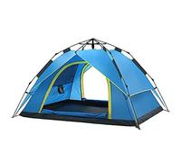 Dome Tent, Automatic Instant Pop Up Tents For 3-4 Person Double Layer Tent, Camping Tents with Porch For Hiking Travel