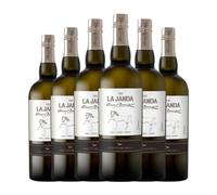 Domecq Fino La Janda Palomino Fino Jerez-Xérès-Sherry 75 cl Vino generoso (Caja de 6 Botellas de 75 cl)