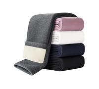 Domee Leggings Invierno Térmicos Pantalone con Forro Polar Algodón Niña Gris 9-10 años (Talla del Fabricante 150)