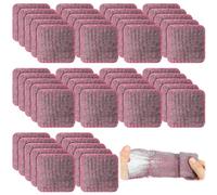 Domensi 100 almohadillas de jabón de lana de acero con aroma rojo original de lana de acero, almohadillas de jabón de limpieza de placas de cocina para fregar la suciedad, platos, ollas, sartenes