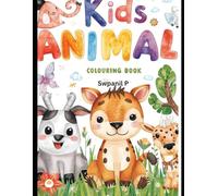 Domestic Animals Coloring Book for Kids Ages 3-6: Easy & Cute Farm and Pet Animals for Little Learners