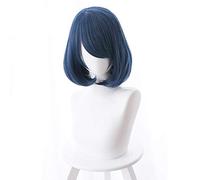 Doméstica Na Kanojo Tachibana Rui Cosplay Peluca 30cm Corto Recto Pelo sintético resistente al calor Azul marino Bob Anime Peluca de fiesta Otro como la imagen