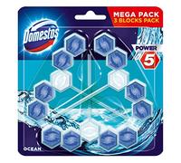 Domestos Power 5 Ocean Kostka zapachowa do toalet 3 x 55 g