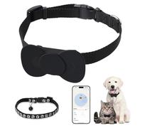 Domigard Mini Smart Pet Tracker, rastreador de gatos GPS para perros y gatos, sin cargos mensuales, Apple Find My (iOS) IP67 impermeable para perros y gatos (1 paquete)