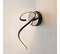 Domiluce Aplique LED Lungo con diseño moderno, negro