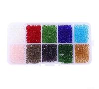Domina el arte de hacer joyas con 800 cuentas de cristal facetado bicónico para creaciones únicas (4 mm)
