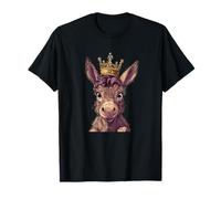 Domina el Reino del Humor con un Burro Coronado Camiseta