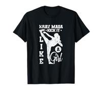 Domina la técnica de Krav Maga patearlo como una Chica Camiseta