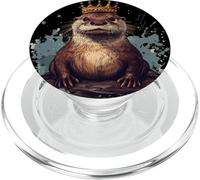 Domina las olas con este disfraz de nutria real PopSockets PopGrip para MagSafe