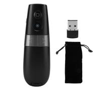 Domina tus presentaciones: Control remoto inalámbrico de alta compatibilidad con diseño ergonómico para mayor comodidad y confianza.