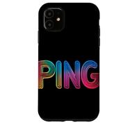 Dominación de ping multicolor para el verdadero jugador Carcasa para iPhone 11