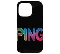 Dominación de ping multicolor para el verdadero jugador Carcasa para iPhone 13 Pro