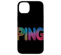 Dominación de ping multicolor para el verdadero jugador Carcasa para iPhone 14 Plus