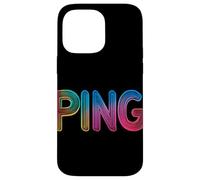 Dominación de ping multicolor para el verdadero jugador Carcasa para iPhone 14 Pro Max
