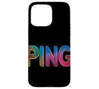 Dominación de ping multicolor para el verdadero jugador Carcasa para iPhone 15 Pro Max