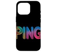Dominación de ping multicolor para el verdadero jugador Carcasa para iPhone 16 Pro