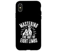Dominando el Arte de Ocho extremidades Muay Thai Carcasa para iPhone X/XS