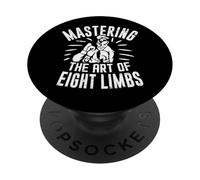 Dominando el Arte de Ocho extremidades Muay Thai PopSockets PopGrip Adhesivo