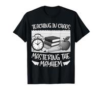 Dominar el Caos en el Aula: gráfico Divertido de la Vida de enseñanza Camiseta