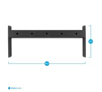 Dominate Edition Rack Square 24 Metal Negro Capital Sports