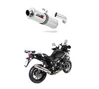 DOMINATOR DL 1000 V-Strom Escape Moto Deportivo Redondo Silenciador Exhaust Racing Slip-on 2017 2018