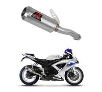 DOMINATOR Silenciador Escape deportivo GP compatible con GSXR 600 K8 K9 L0 2008-2010